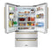 Autograph Edition 36 In. 22.5 Cu. Ft. Counter-depth French Door Refrigerator With Ice Maker In Fingerprint-resistant Stainless Steel And Polished Gold Helix Handles