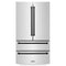 Autograph Edition 36 In. 22.5 Cu. Ft. Counter-depth French Door Refrigerator With Ice Maker In Fingerprint-resistant Stainless Steel With Matte Black Traditional Handles