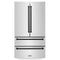 Autograph Edition 36 In. 22.5 Cu. Ft. Counter-depth French Door Refrigerator With Ice Maker In Fingerprint-resistant Stainless Steel With Matte Black Traditional Handles