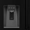 Autograph Edition 36 In. 21.6 Cu. Ft Counter-depth French Door Refrigerator With Water And Ice Dispenser In Fingerprint-resistant Black Stainless Steel With Champagne Bronze Traditional Handles
