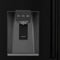 Autograph Edition 36 In. 21.6 Cu. Ft. Counter-depth French Door Refrigerator With Water And Ice Dispenser In Fingerprint-resistant Black Stainless Steel With Champagne Bronze Modern Handles