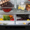 Autograph Edition 36 In. 21.6 Cu. Ft. Counter-depth French Door Refrigerator With Water And Ice Dispenser In Fingerprint-resistant Black Stainless Steel With Polished Gold Traditional Handles