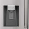 Autograph Edition 36 In. 21.6 Cu. Ft. Counter-depth French Door Refrigerator With Water And Ice Dispenser In Fingerprint-resistant Stainless Steel With Polished Gold Traditional Handles