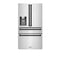 Autograph Edition 36 In. 21.6 Cu. Ft. Counter-depth French Door Refrigerator With Water And Ice Dispenser In Fingerprint-resistant Stainless Steel With Matte Black Traditional Handles
