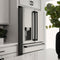 Autograph Edition 36 In. 21.6 Cu. Ft. Counter-depth French Door Refrigerator With Water And Ice Dispenser In Fingerprint-resistant Stainless Steel With Matte Black Traditional Handles