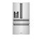 Autograph Edition 36 In. 21.6 Cu. Ft. Counter-depth French Door Refrigerator With Water And Ice Dispenser In Fingerprint-resistant Stainless Steel With Matte Black Traditional Handles