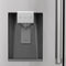 Autograph Edition 36 In. 21.6 Cu. Ft. Counter-depth French Door Refrigerator With Water And Ice Dispenser In Fingerprint-resistant Stainless Steel With Matte Black Traditional Handles