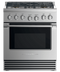 30" Series 7 Professional 5 Burner Gas Range, LPG