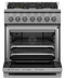 30" Series 7 Professional 5 Burner Gas Range, Natural Gas