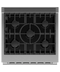 30" Series 7 Professional 5 Burner Gas Range, Natural Gas
