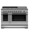 48" Series 7 Professional 5 Burner with Griddle Gas Range, Natural Gas