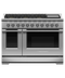 Gas Range, 48", 6 Burners with Griddle