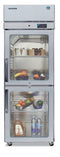 Refrigerator, Single Section Upright, Stainless Door with Lock