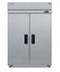 Refrigerator, Two Section Upright, Full Stainless Doors with Lock