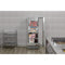 25 in. Commercial Stainless Steel 1-Door Reach-In Freezer, 12 cu. ft