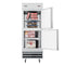 29 in. Commercial Stainless Steel Solid Half Door Reach-In Freezer 23 cu. ft