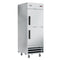29 in. Commercial Stainless Steel Solid Half Door Reach-In Freezer 23 cu. ft