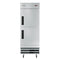 29 in. Commercial Stainless Steel Solid Half Door Reach-In Freezer 23 cu. ft.