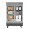 54 in. Two Glass Door Reach-In Freezer 47 cu ft