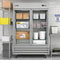 54 in. Two Glass Door Reach-In Freezer 47 cu ft