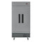 39 in. Commercial Stainless Steel 2-Door Reach-In Freezer, 30 cu. ft