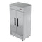 39 in. Commercial Stainless Steel 2-Door Reach-In Freezer, 30 cu. ft