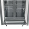 39 in. Commercial Stainless Steel 2-Door Reach-In Freezer, 30 cu. ft