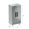 39 in. Commercial Stainless Steel 2-Door Reach-In Freezer, 30 cu. ft