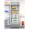 29 in. One Glass Door Reach-In Refrigerator, 21 Cu. Ft. in Stainless-Steel
