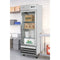29 in. One Glass Door Reach-In Refrigerator, 21 Cu. Ft. in Stainless-Steel
