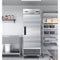 29 in. One Door Commercial Reach-in Refrigerator, 23 cu. ft. in Stainless-Steel