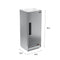 25 in. Commercial Stainless Steel 1-Door Reach-In Refrigerator, 12 cu. ft
