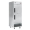 29 in. Commercial Stainless Steel Solid Half Door Reach-In Refrigerator, 23 cu. ft