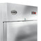 29 in. Commercial Stainless Steel Solid Half Door Reach-In Refrigerator, 23 cu. ft.