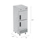 29 in. Commercial Stainless Steel Solid Half Door Reach-In Refrigerator, 23 cu. ft