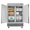 54 in. Two-Door Reach-In Refrigerator - 47 Cu Ft