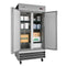 39 in. Commercial Stainless Steel 2-Door Reach-In Refrigerator, 30 cu. ft