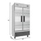 39 in. Commercial Stainless Steel 2-Door Reach-In Refrigerator, 30 cu. ft.