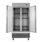 39 in. Commercial Stainless Steel 2-Door Reach-In Refrigerator, 30 cu. ft.