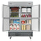 54 in. Commercial Stainless Steel Solid Half Door Reach-In Refrigerator 47 cu. ft