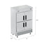 54 in. Commercial Stainless Steel Solid Half Door Reach-In Refrigerator 47 cu. ft