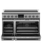 48" Series 11 Professional 6 Zone Induction Self-Cleaning Range, 2 SmartZones