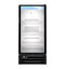Refrigerator, Single Section Glass Door Merchandiser – Black Exterior