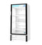 Refrigerator, Single Section Glass Door Merchandiser – White Exterior