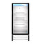 Refrigerator, Single Section Glass Door Merchandiser – White Exterior