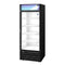 Refrigerator, Single Section Glass Door Merchandiser – Black Exterior