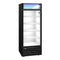 Refrigerator, Single Section Glass Door Merchandiser – Black Exterior