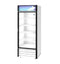Refrigerator, Single Section Glass Door Merchandiser – White Exterior
