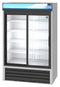 Refrigerator, Two Section Glass Door Merchandiser