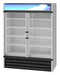 Refrigerator, Two Section Glass Door Merchandiser